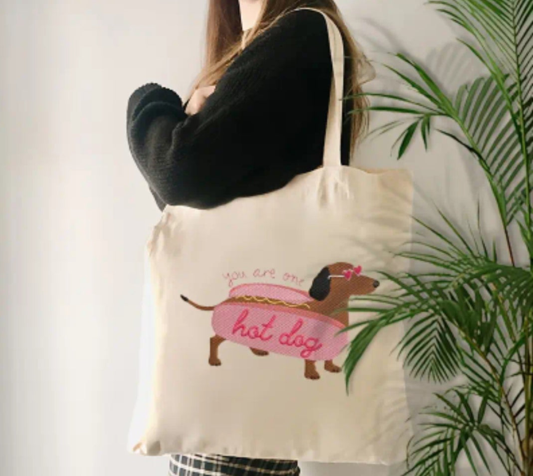 Tote bag hot dog
