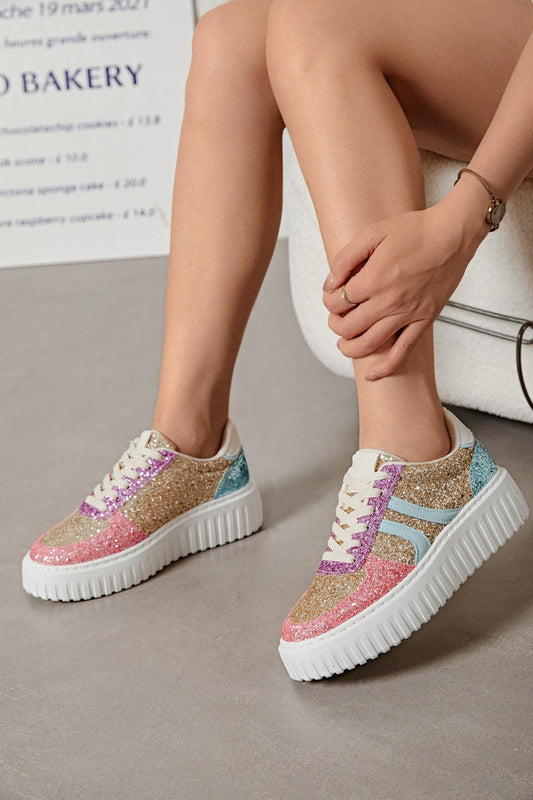 Baskets à paillettes