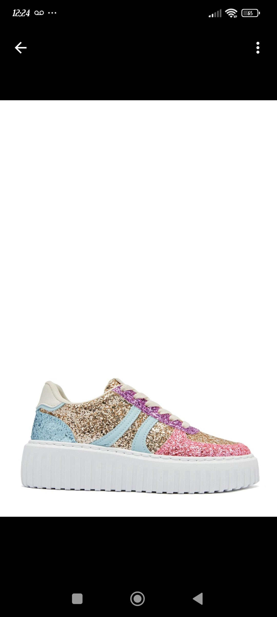 Baskets à paillettes