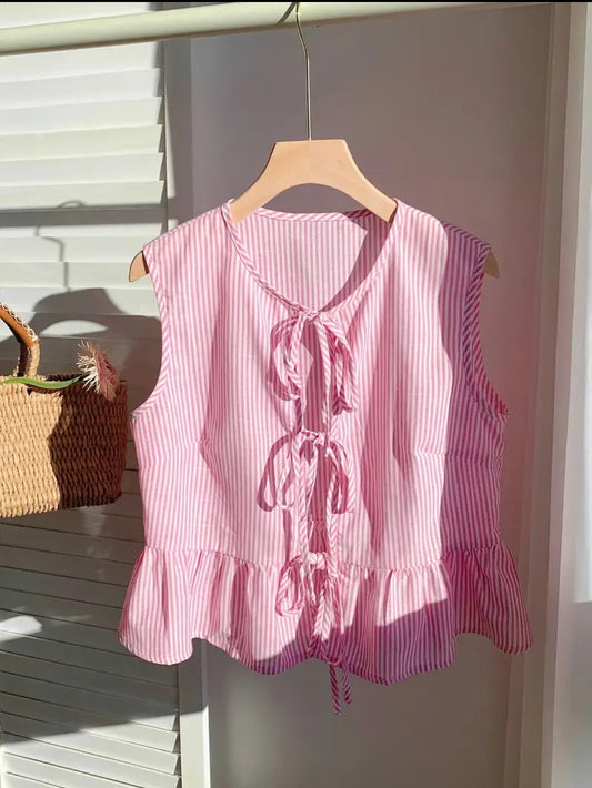 Blouse légère rayé